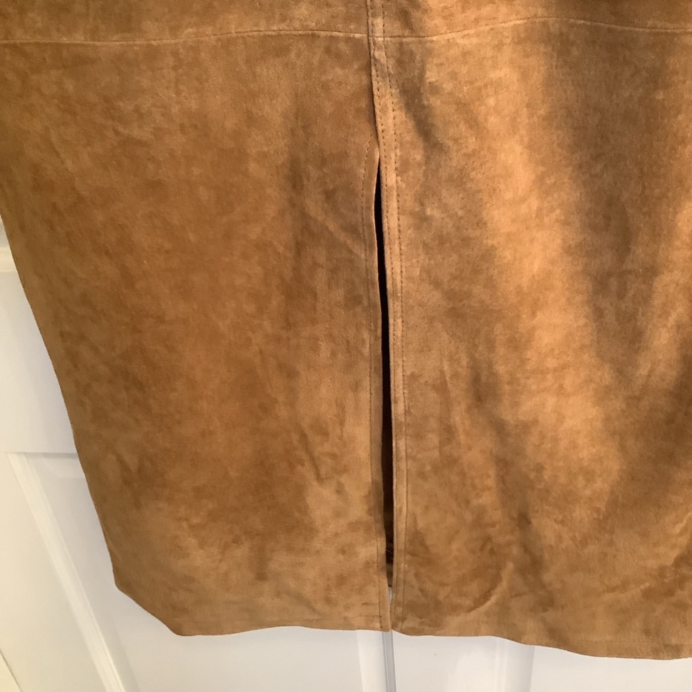 Blank NYC Brown Suede Pencil Skirt - Picture 5 of 14
